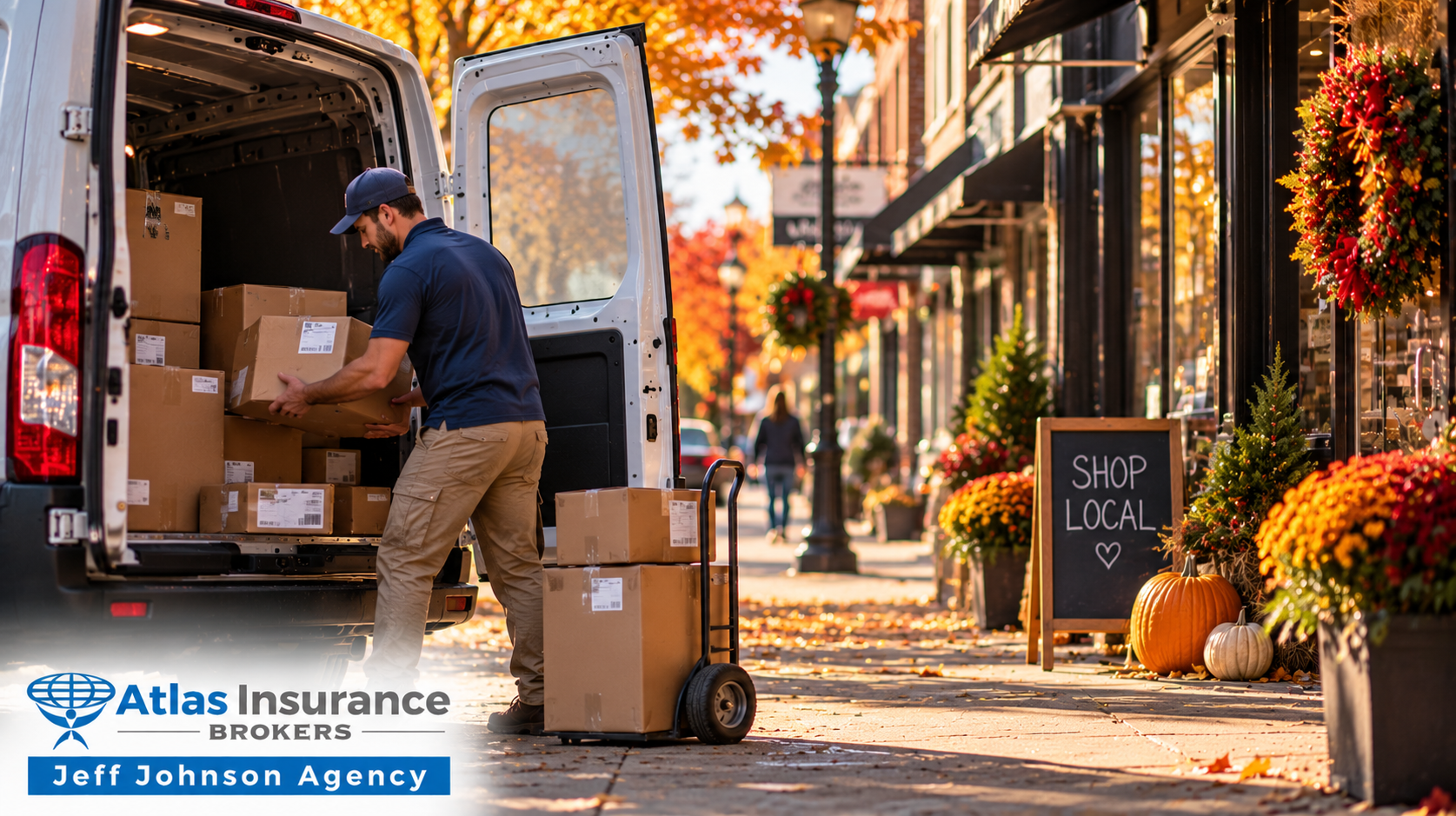 Autumn-Main-Street-Delivery-Scene  